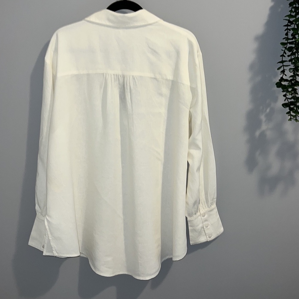 ❤️SOLD❤️ 💫 HP 💫 NWTS FREE PEOPLE LINEN TOP (M) - Picture 6 of 15